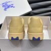 BURBERRY LEATHER BOX SNEAKERS DAFFODIL - R007