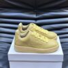 BURBERRY LEATHER BOX SNEAKERS DAFFODIL - R007