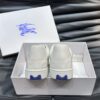 BURBERRY LEATHER BOX SNEAKERS WHITE - R005