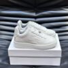 BURBERRY LEATHER BOX SNEAKERS WHITE - R005