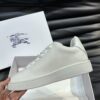 BURBERRY LEATHER BOX SNEAKERS WHITE - R005