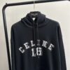 CELINE 16 LOOSE HOODIE IN COTTON FLEECE - CR002