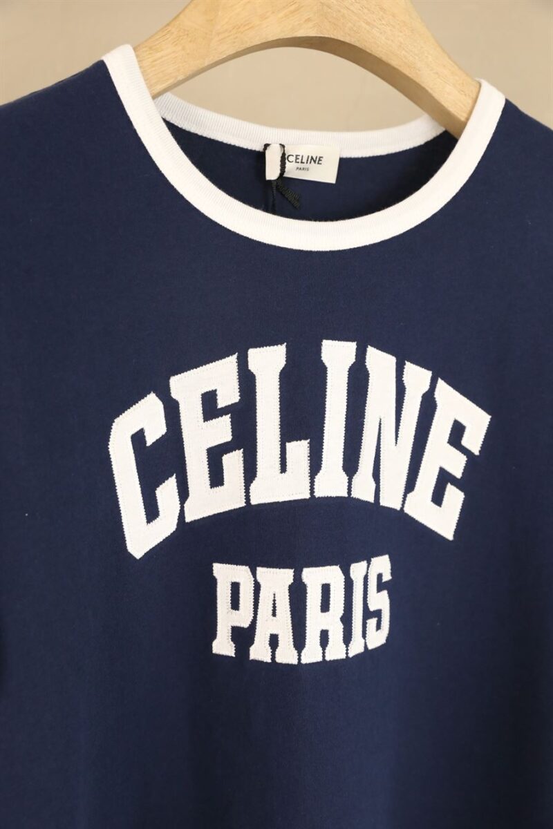 CELINE PARIS 70'S T-SHIRT IN COTTON JERSEY - CE020