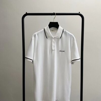 CELINE CLASSIC POLO SHIRT IN COTTON PIQUE - CE006