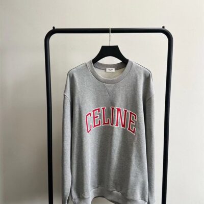 CELINE LOOSE SWEATSHIRT IN COTTON FLEECE - CR004