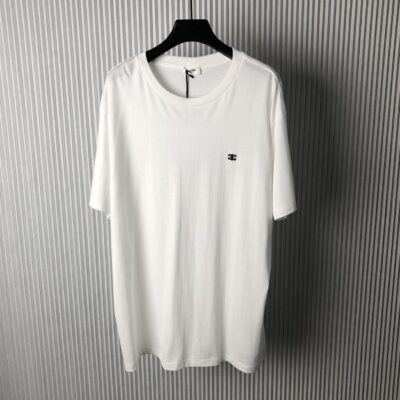 CELINE LOOSE TRIOMPHE T-SHIRT IN COTTON JERSEY - CE002