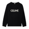 CELINE OVERSIZED SWEATER IN RIBBED WOOL - CR010