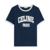 CELINE PARIS 70'S T-SHIRT IN COTTON JERSEY - CE020