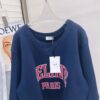 CELINE PARIS LOOSE SWEATSHIRT IN COTTON FLEECE - CE017