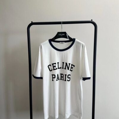 CELINE PARIS LOOSE T-SHIRT IN COTTON JERSEY - CE005