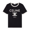 CELINE PARIS T-SHIRT IN COTTON JERSEY - CE010