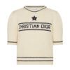 CHRISTIAN DIOR SHORT-SLEEVED SWEATER - O046