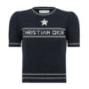 CHRISTIAN DIOR SHORT-SLEEVED SWEATER - O047