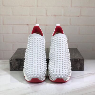 CHRISTIAN LOUBOUTIN SPIKES SOCK DONNA FLAT NEOPRENE SNEAKERS - C052