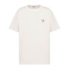 DIOR CD HEART RELAXED-FIT T-SHIRT WHITE COTTON JERSEY - O036