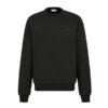 DIOR CD ICON SWEATSHIRT BLACK COTTON FLEECE - Z022