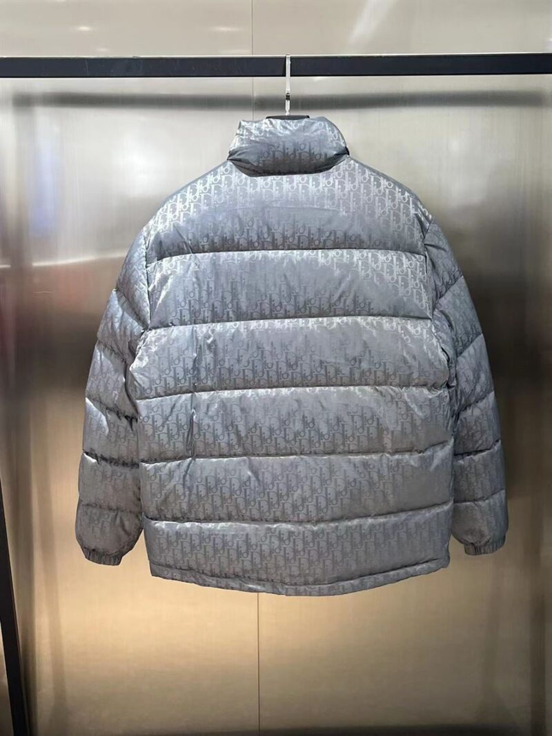 DIOR OBLIQUE DOWN JACKET GREY - CB010