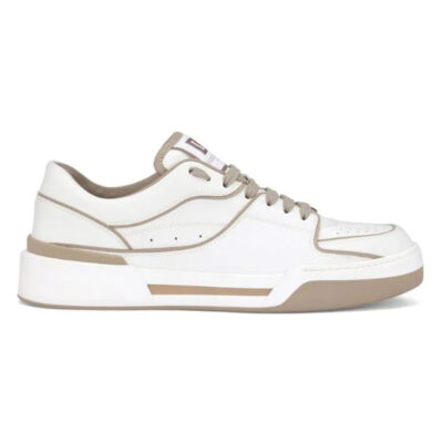 DOLCE & GABBANA CALFSKIN NAPPA NEW ROMA SNEAKERS - HY032