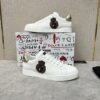 DOLCE & GABBANA CALFSKIN NAPPA PORTOFINO SNEAKERS WITH CROWN PATCH - HY036