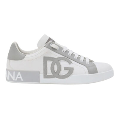 DOLCE & GABBANA CALFSKIN PORTOFINO SNEAKERS - HY037