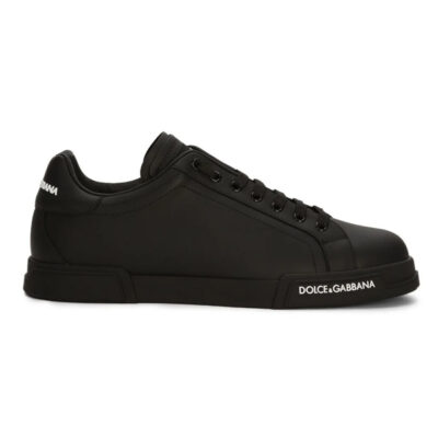 DOLCE & GABBANA LEATHER PORTOFINO SNEAKERS - HY001