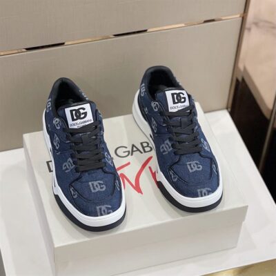 DOLCE & GABBANA LOGO PRINT SNEAKERS - HY011