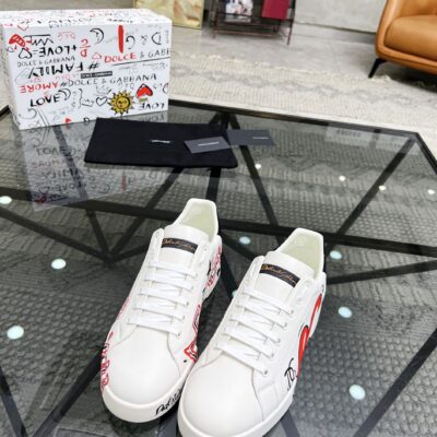 DOLCE & GABBANA PORTOFINO CUORE SNEAKERS - HY021