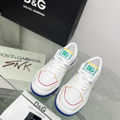 DOLCE & GABBANA WHITE NEW ROMA SNEAKERS - HY013