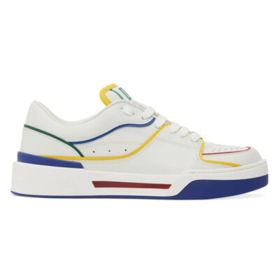 DOLCE & GABBANA WHITE NEW ROMA SNEAKERS - HY013