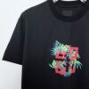 GIVENCHY 4G FLOWERS PRINTED T-SHIRT - K025