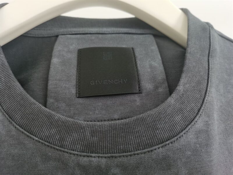 GIVENCHY BLACK COTTON T-SHIRT - K035