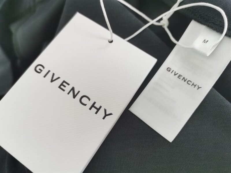 GIVENCHY BLACK COTTON T-SHIRT - K035