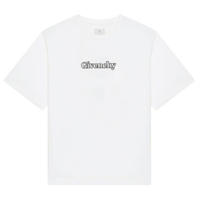 GIVENCHY BLACK COTTON T-SHIRT - K036