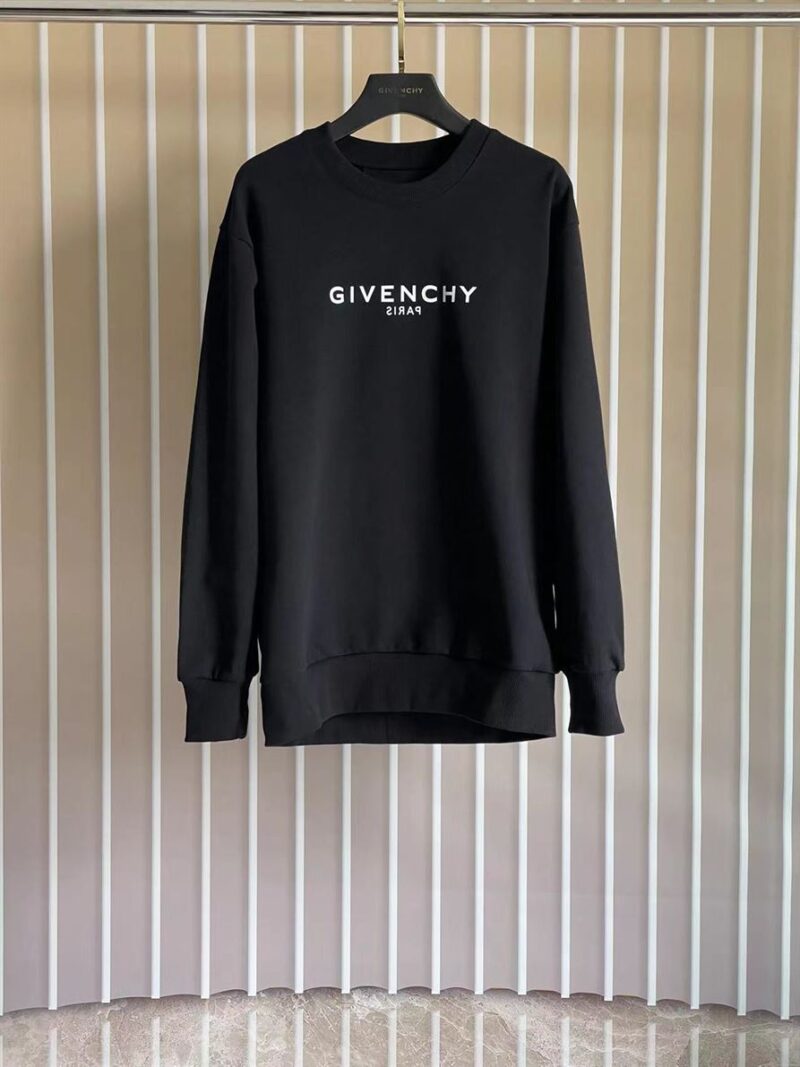 GIVENCHY CLASSIC FIT SWEATSHIRT WITH GIVENCHY REVERSE PRINT - AD001