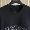 GIVENCHY COLLEGE SLIM FIT CREWNECK SWEATSHIRT BLACK - AD006