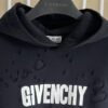 GIVENCHY PARIS DESTROYED HOODIE - AD009