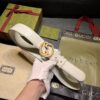 GUCCI BLONDIE BELT WHITE LEATHER - AB023