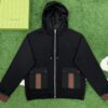 GUCCI COTTON JERSEY HOODED JACKET WITH WEB - CA007