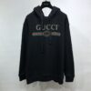 GUCCI COTTON JERSEY HOODED SWEATSHIRT - H028