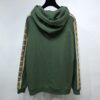 GUCCI COTTON JERSEY HOODED SWEATSHIRT - H031