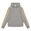 GUCCI COTTON JERSEY HOODED SWEATSHIRT - H032