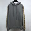 GUCCI COTTON JERSEY HOODED SWEATSHIRT - H032