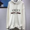 GUCCI COTTON JERSEY HOODED SWEATSHIRT - H034