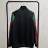 GUCCI DOUBLE G RED AND GREEN STRIPED WEB JACKET - CA027