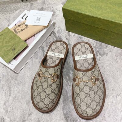 GUCCI GG HORSEBIT SLIPPER - Q117