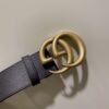 GUCCI GG MARMONT 2015 RE-EDITION WIDE BELT BLACK - AB015