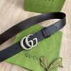 GUCCI GG MARMONT REVERSIBLE BELT BLACK AND BROWN LEATHER - AB027