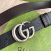 GUCCI GG MARMONT REVERSIBLE BELT BLACK AND BROWN LEATHER - AB027