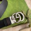 GUCCI GG MARMONT REVERSIBLE BELT BLACK AND BROWN LEATHER - AB027