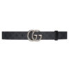 GUCCI GG MARMONT REVERSIBLE BELT BLACK GG SUPREME - AB029